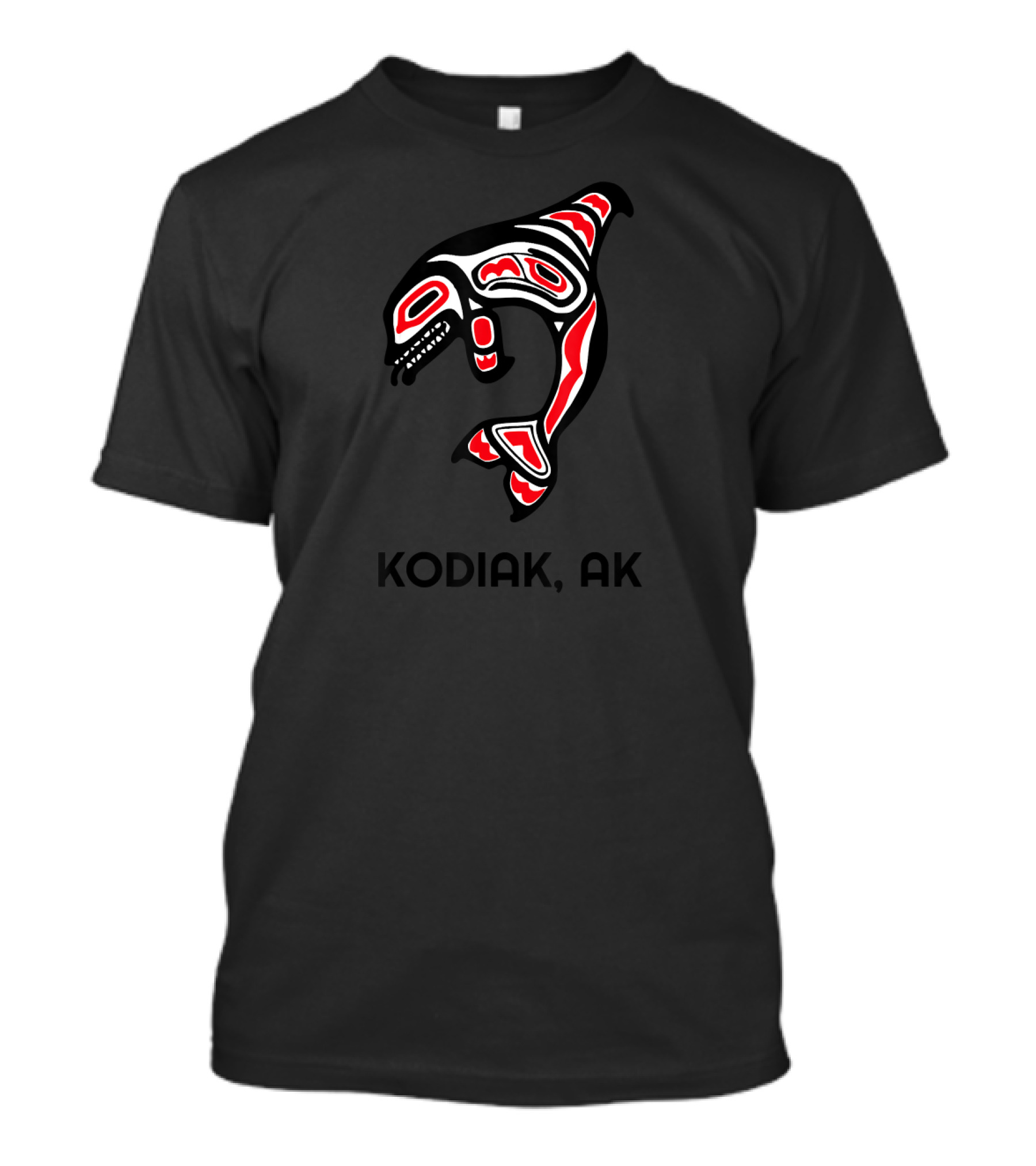 Kodiak AK Native American Indian Orca T-Shirt