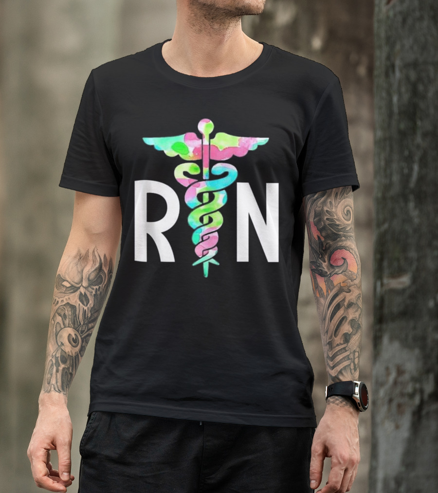 Cute RN Caduceus Nursing T-Shirt