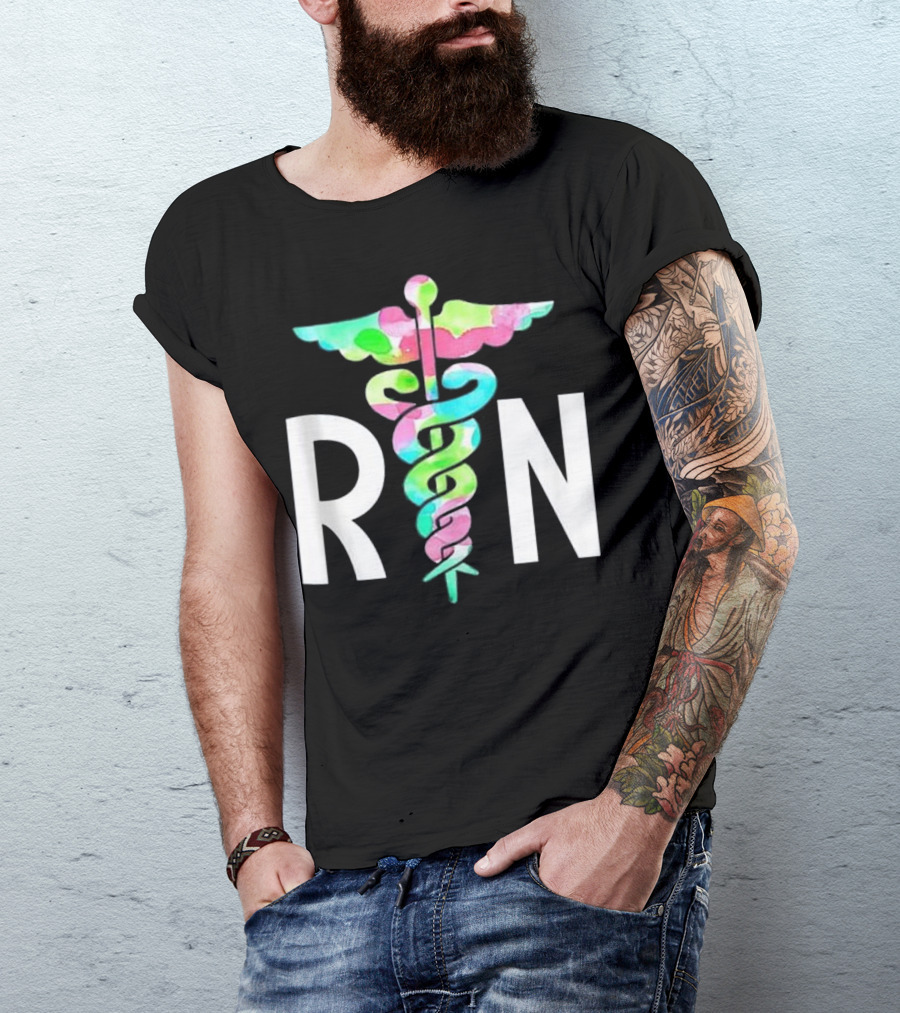 Cute RN Caduceus Nursing T-Shirt