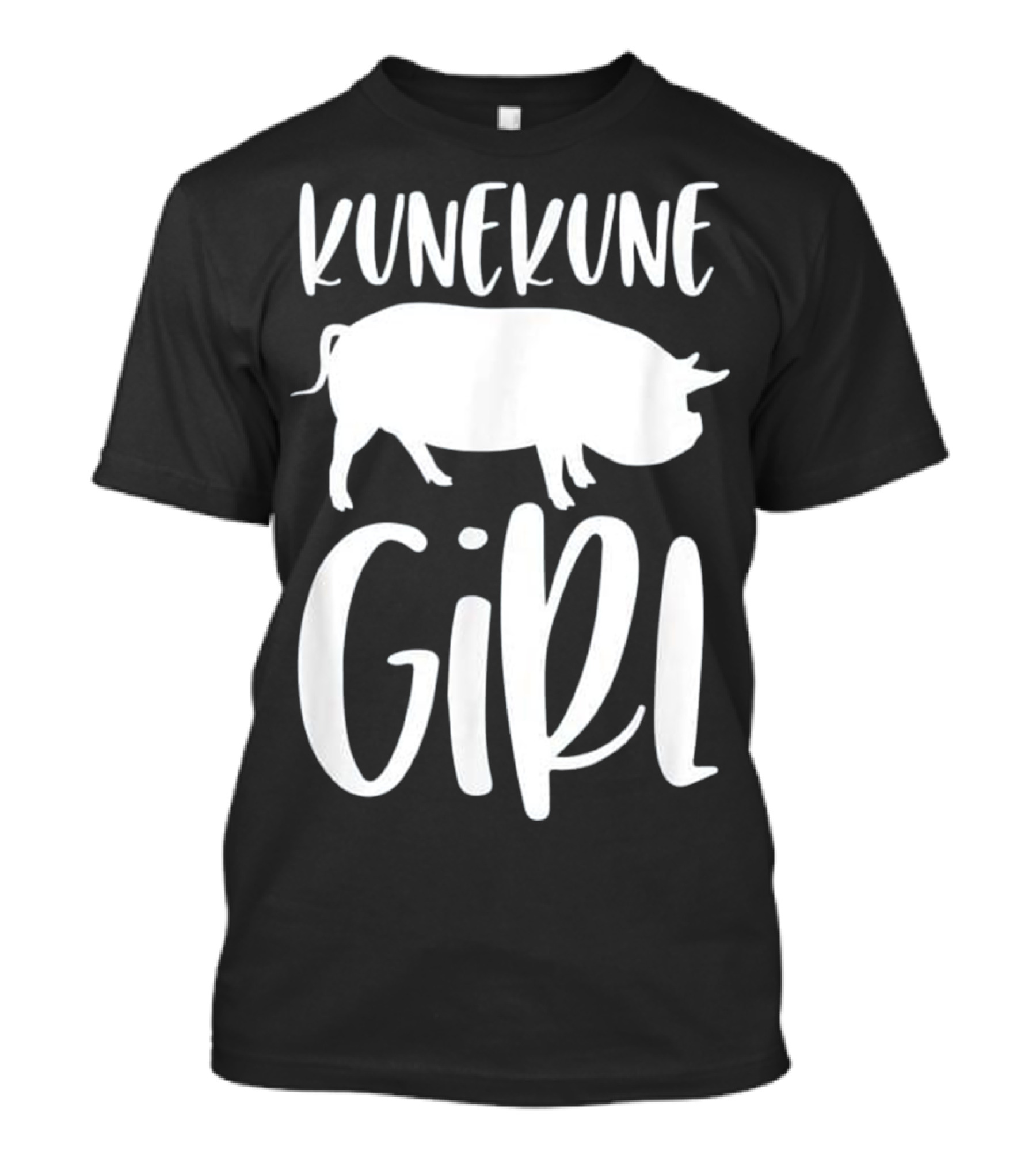 Kunekune Girl Kunekune Pig T-Shirt