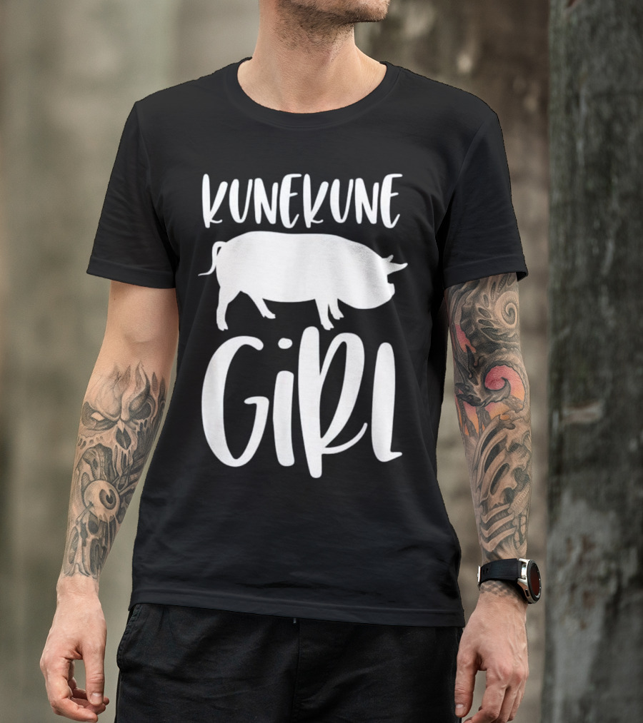 Kunekune Girl Kunekune Pig T-Shirt
