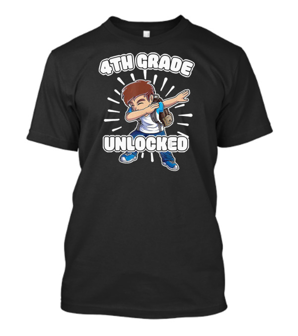 4th Grade Unlocked Dabbing Boy Student B T-Shirt