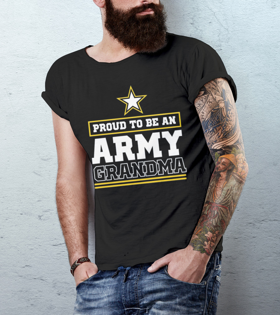 Proud To Be An Army Grandma T-Shirt