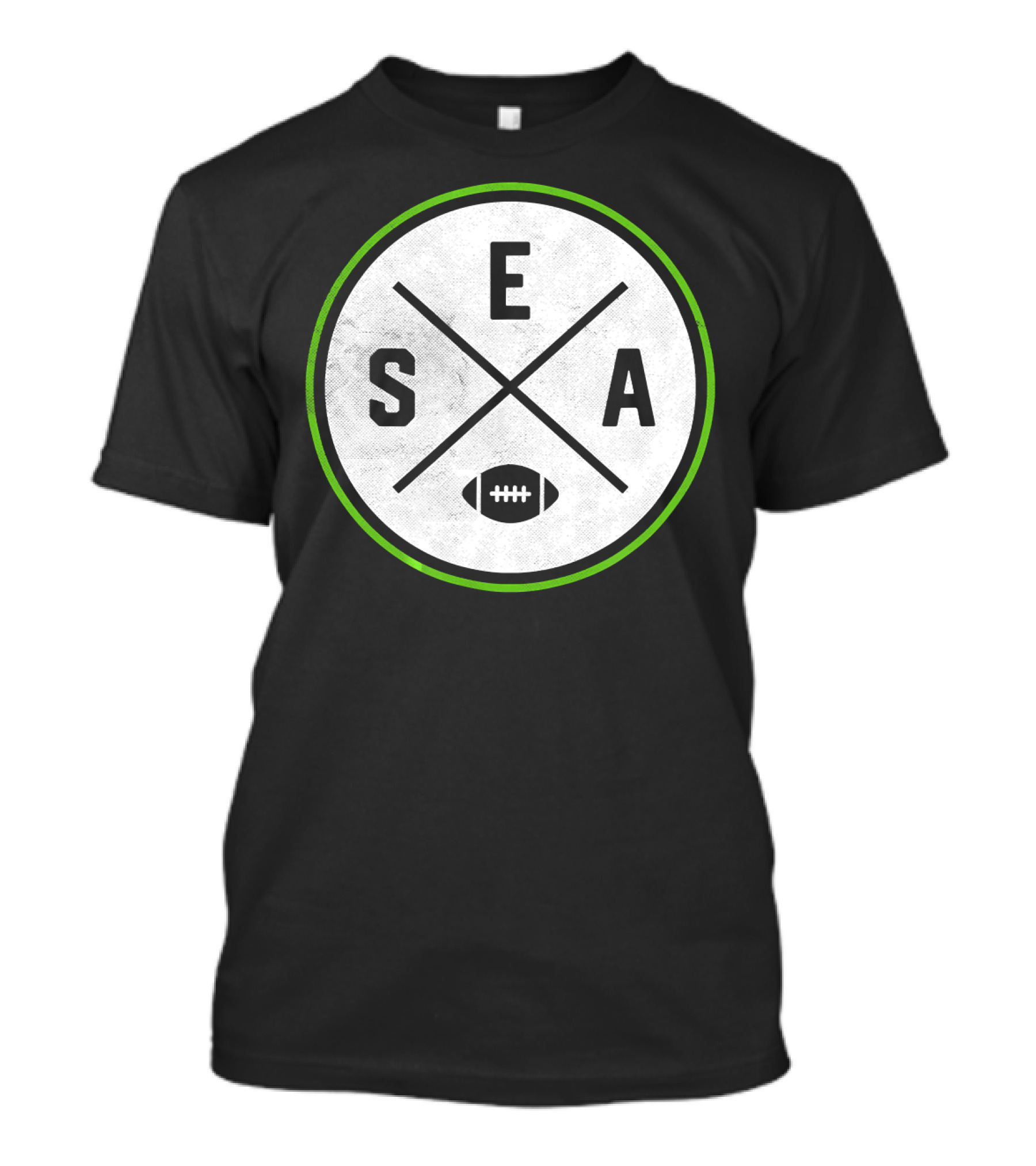 SEA Seattle Football Circle Emblem T-Shirt