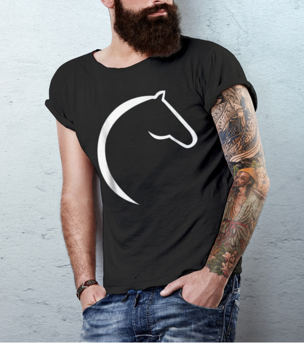Horse Head Outline T-Shirt