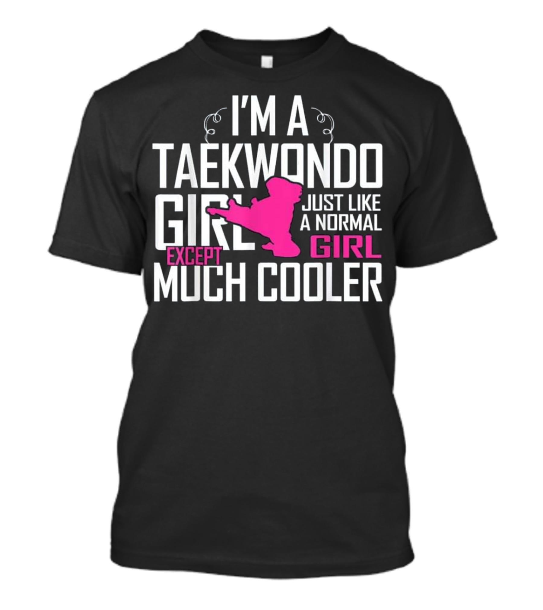 I'm A Taekwondo Girl Except Much Cooler Just Like A Normal Girl T-Shirt