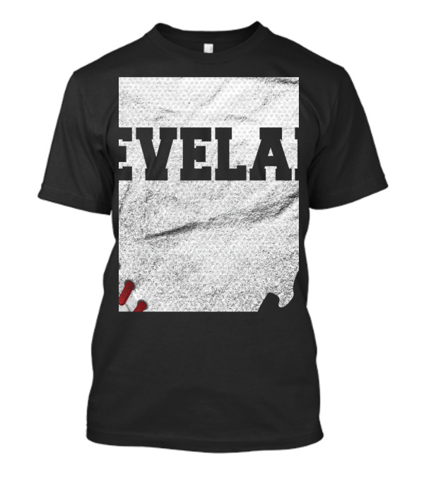 Cleveland Ohio Baseball Sport Textured T-Shirt