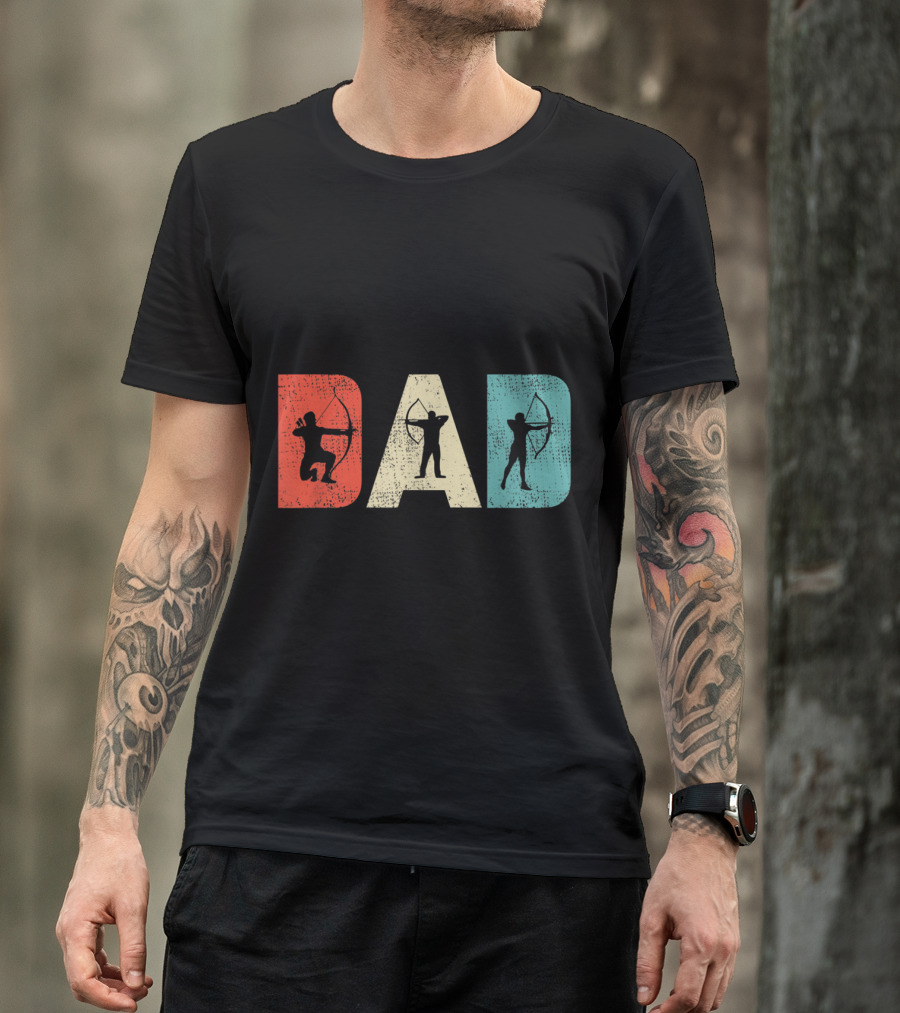 Vintage Archery Dad Bow T-Shirt