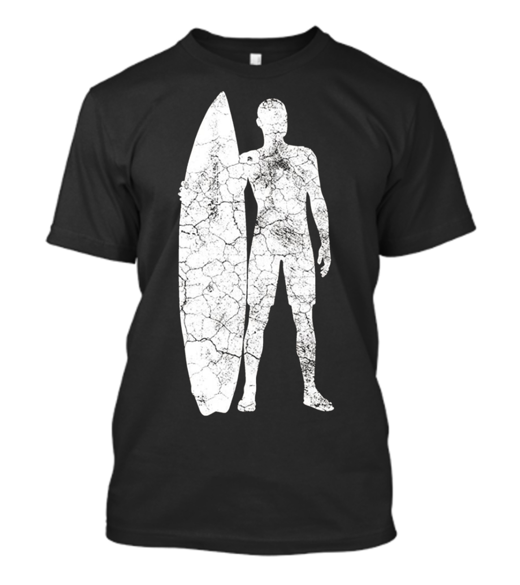 Cool Surfing Surf Surfer Vintage Retr Retro Style Surfboard T-Shirt