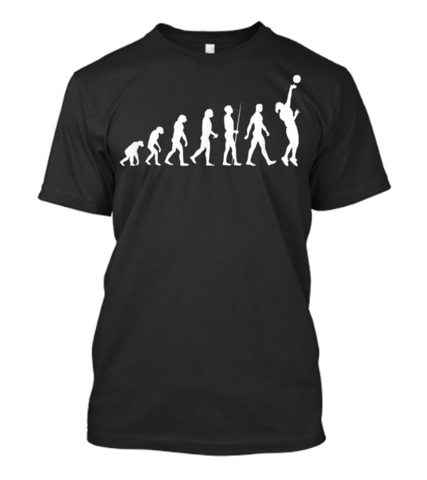 Evolution Of Beach Volleyball Sport T-Shirt