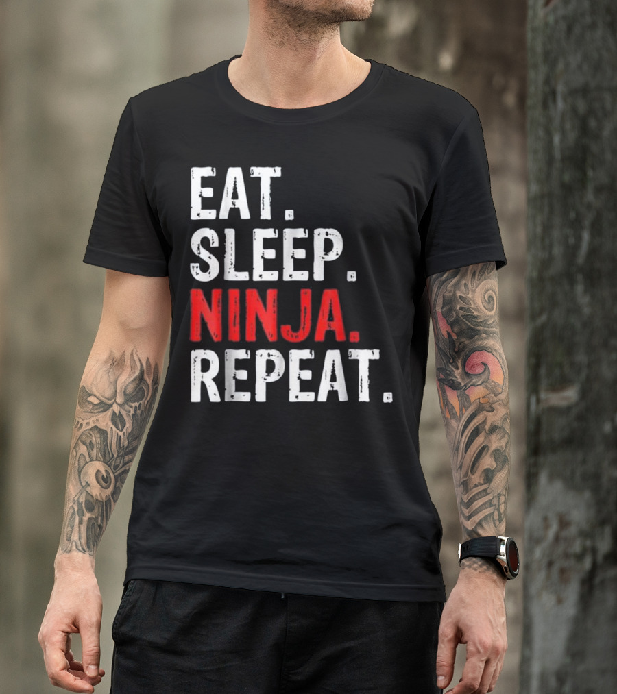 Eat Sleep Ninja Repeat T-Shirt