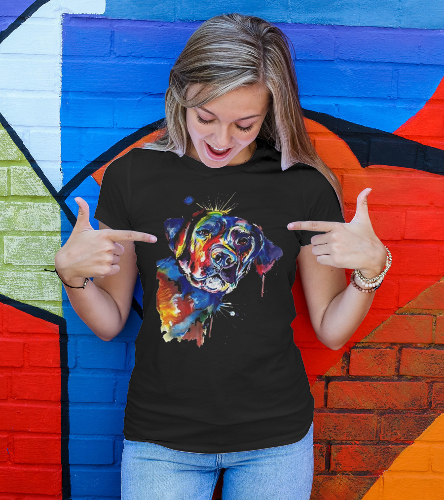 Labrador Labrador Creative Colorful Canine T-Shirt