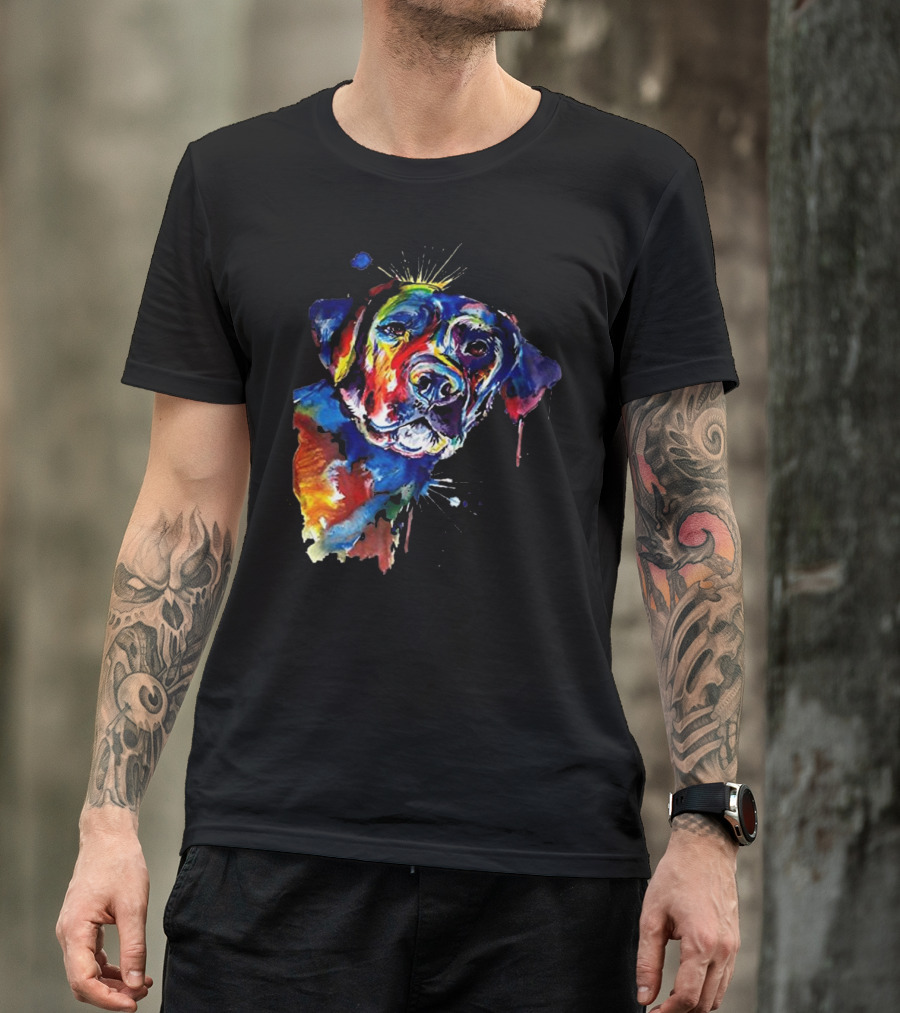 Labrador Labrador Creative Colorful Canine T-Shirt