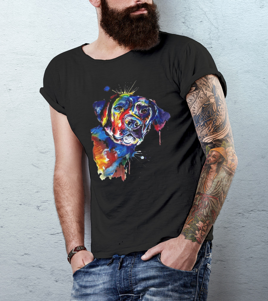 Labrador Labrador Creative Colorful Canine T-Shirt