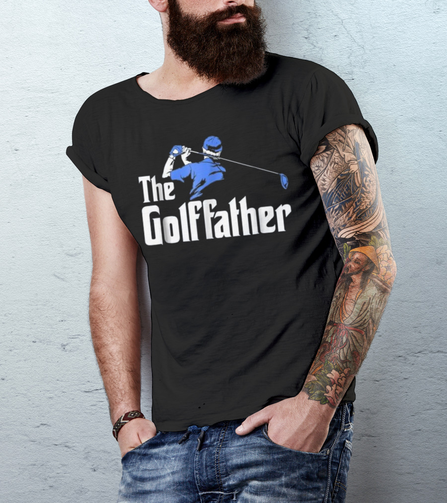 Funny Golf The Golffather Iconic Swing T-Shirt