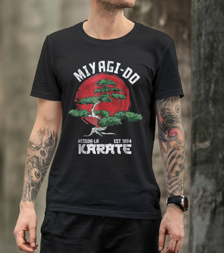 Miyagi-Do Reseda-LA Karate Est 1984 Vintage Distress T-Shirt