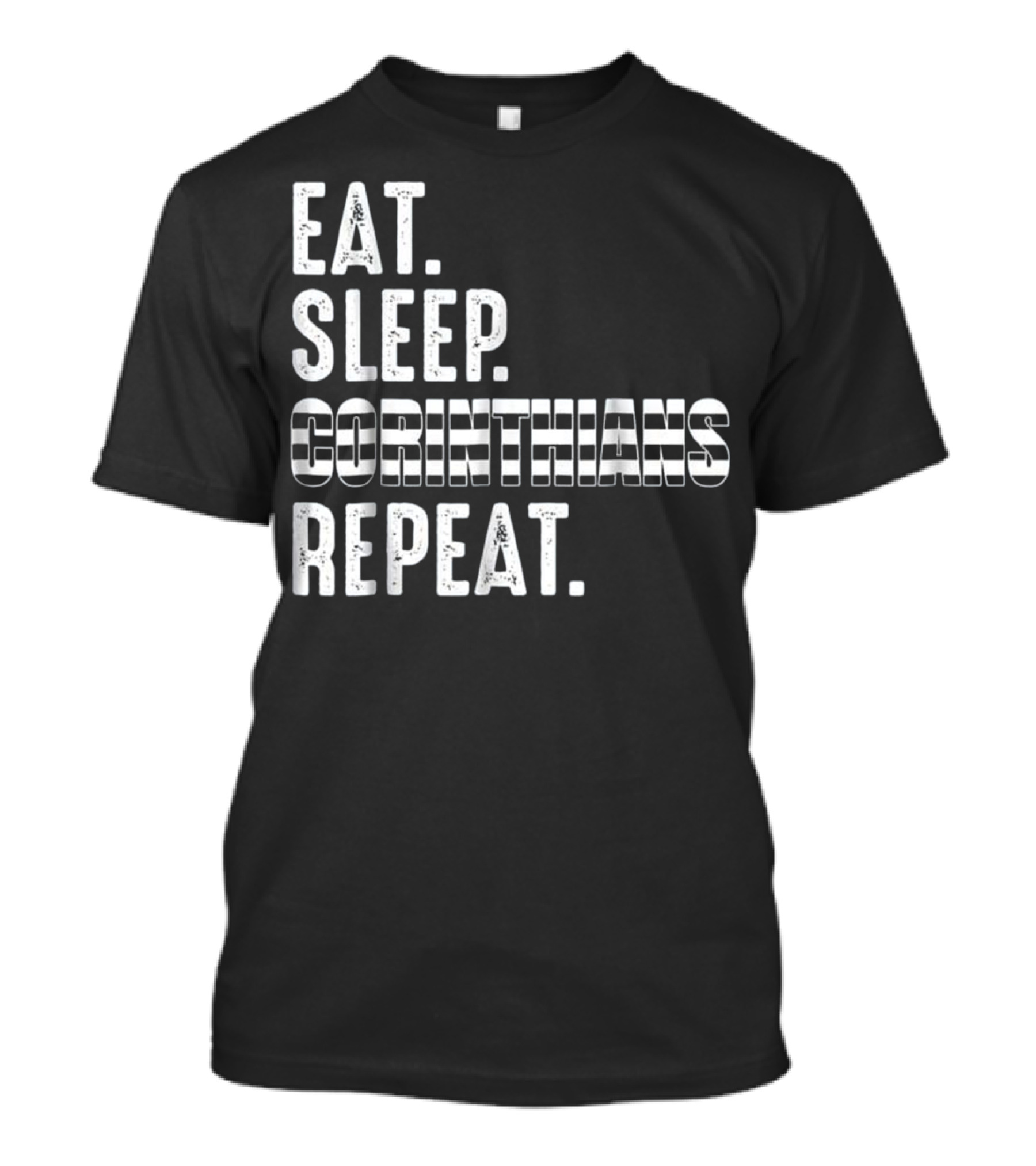 Eat Sleep Corinthians Repeat T-Shirt