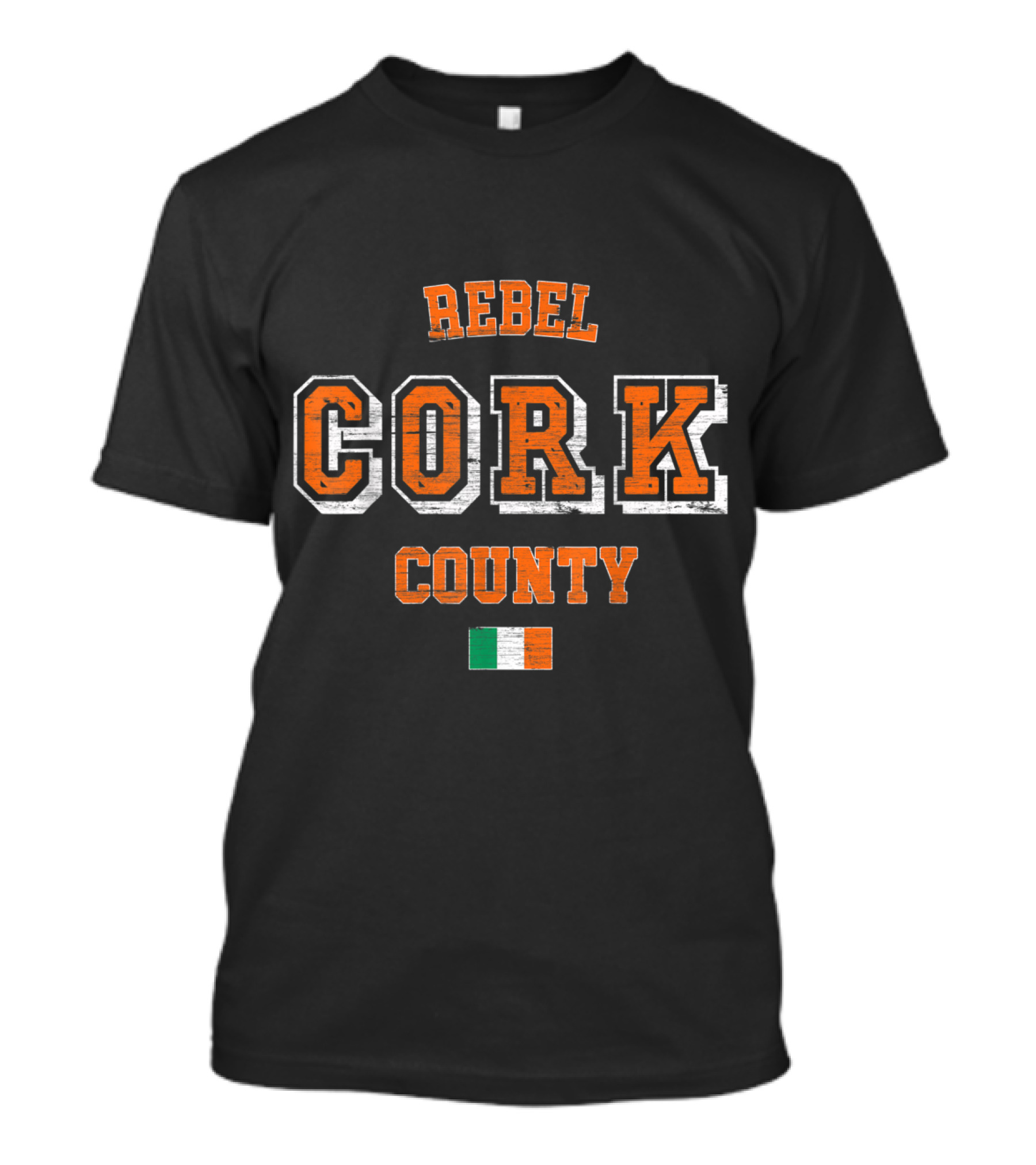 Rebel Cork County Ireland Flag T-Shirt