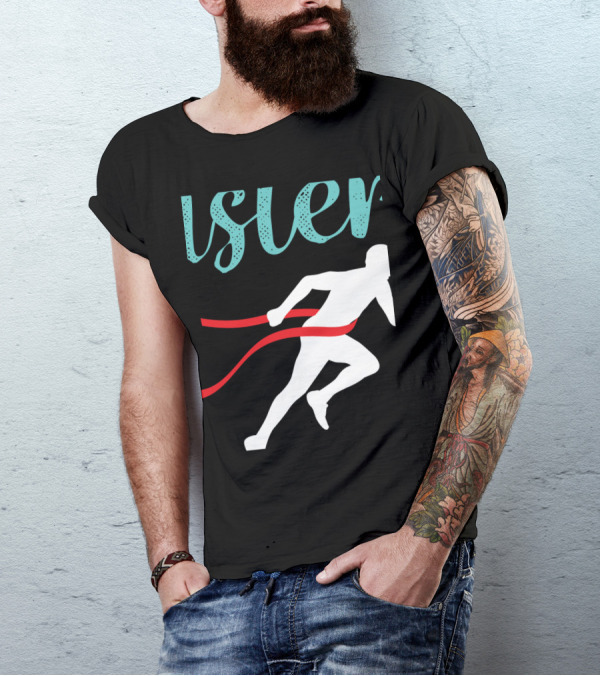 Half Sisters Marathon Runner Crossing Finish Line 13.1 Run T-Shirt