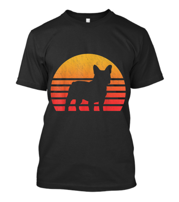 Vintage Sunset French Bulldog T-Shirt