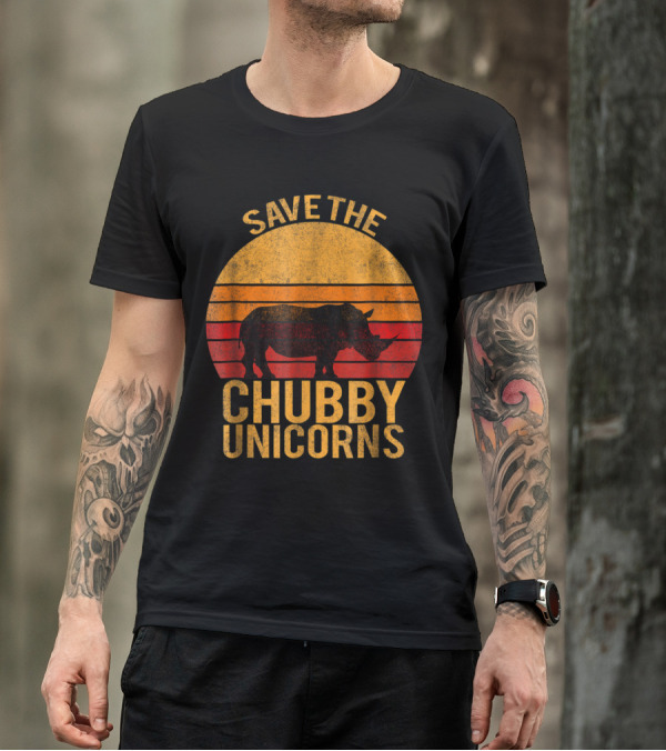 Vintage Save The Chubby Unicorns Save The Chubby Un T-Shirt