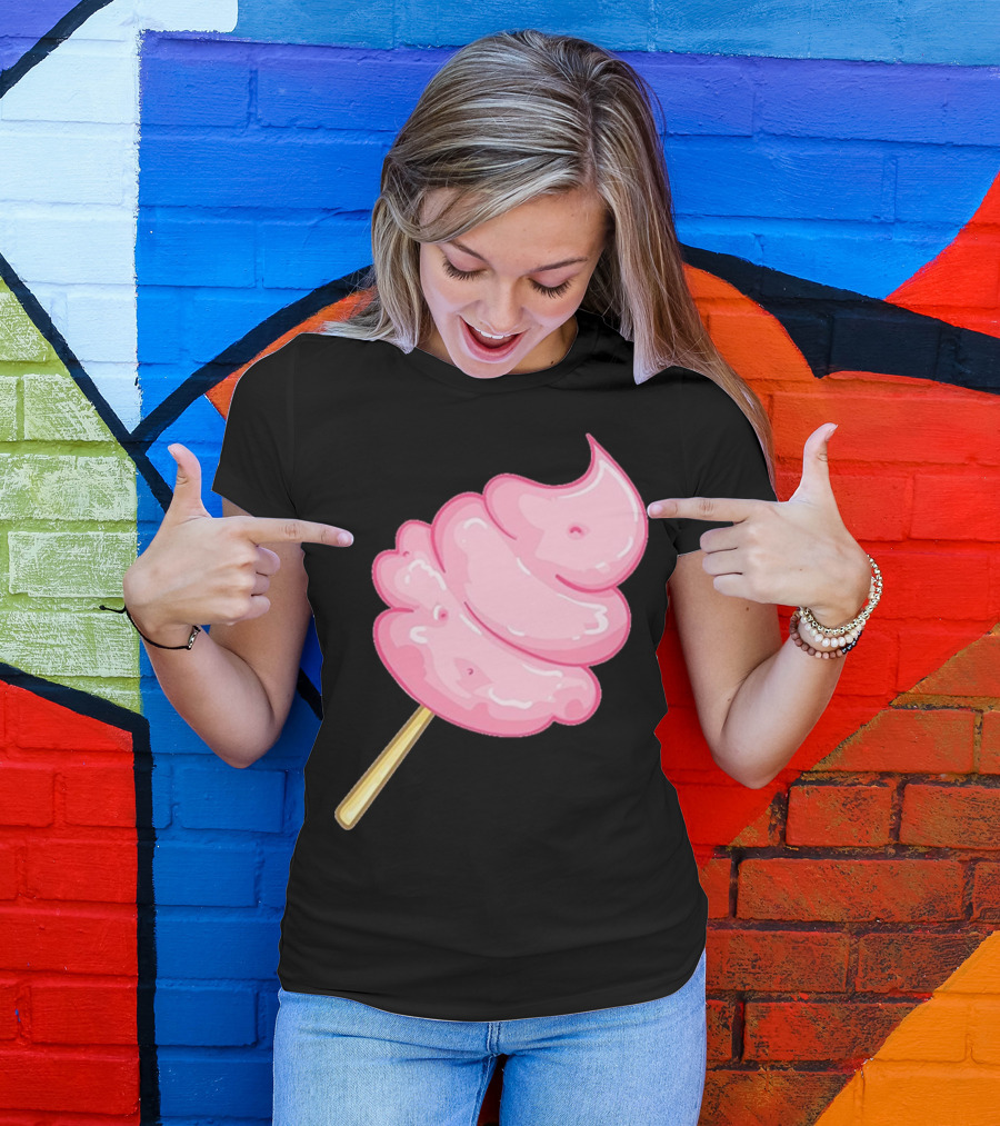 Cotton Candy Carnival Food Delight T-Shirt