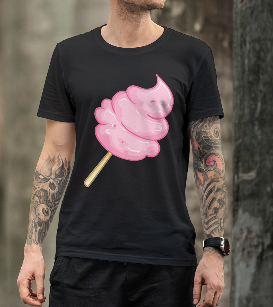 Cotton Candy Carnival Food Delight T-Shirt