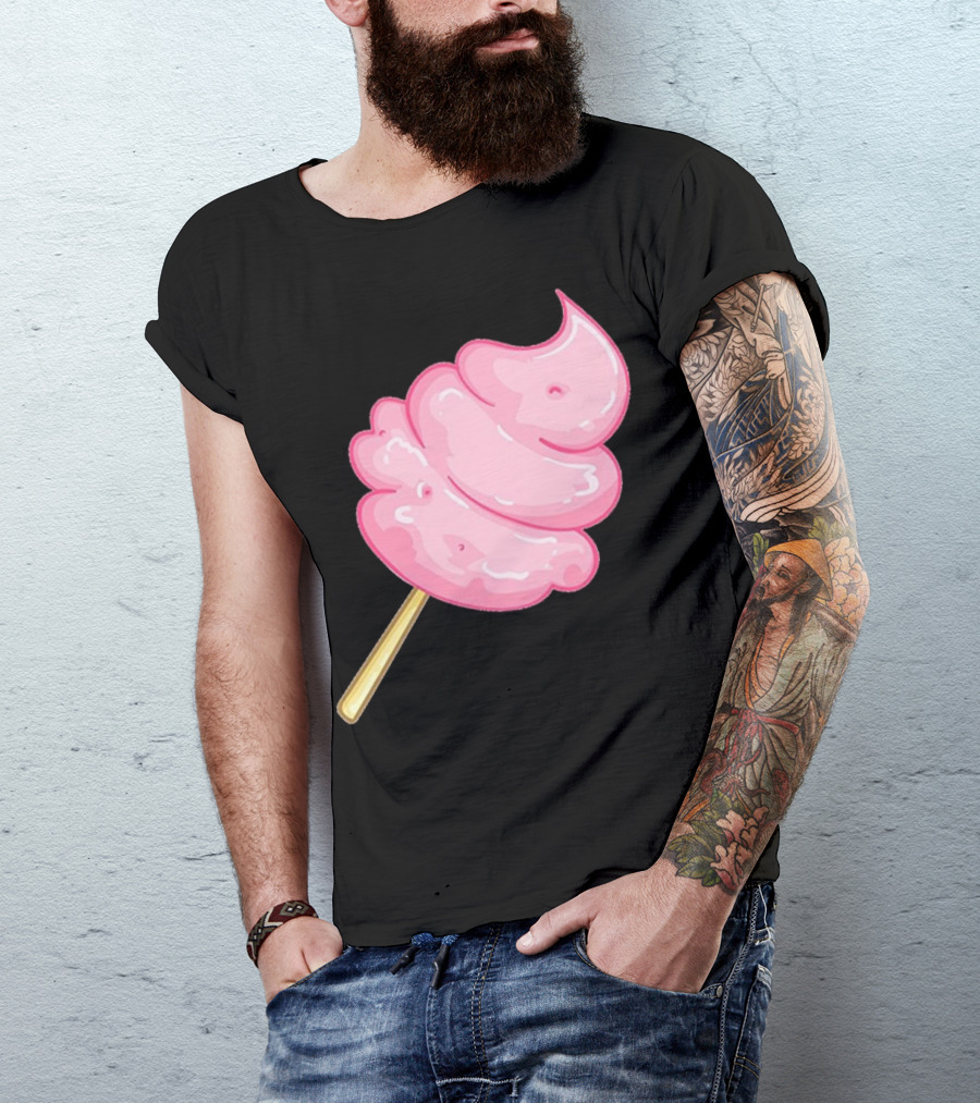 Cotton Candy Carnival Food Delight T-Shirt