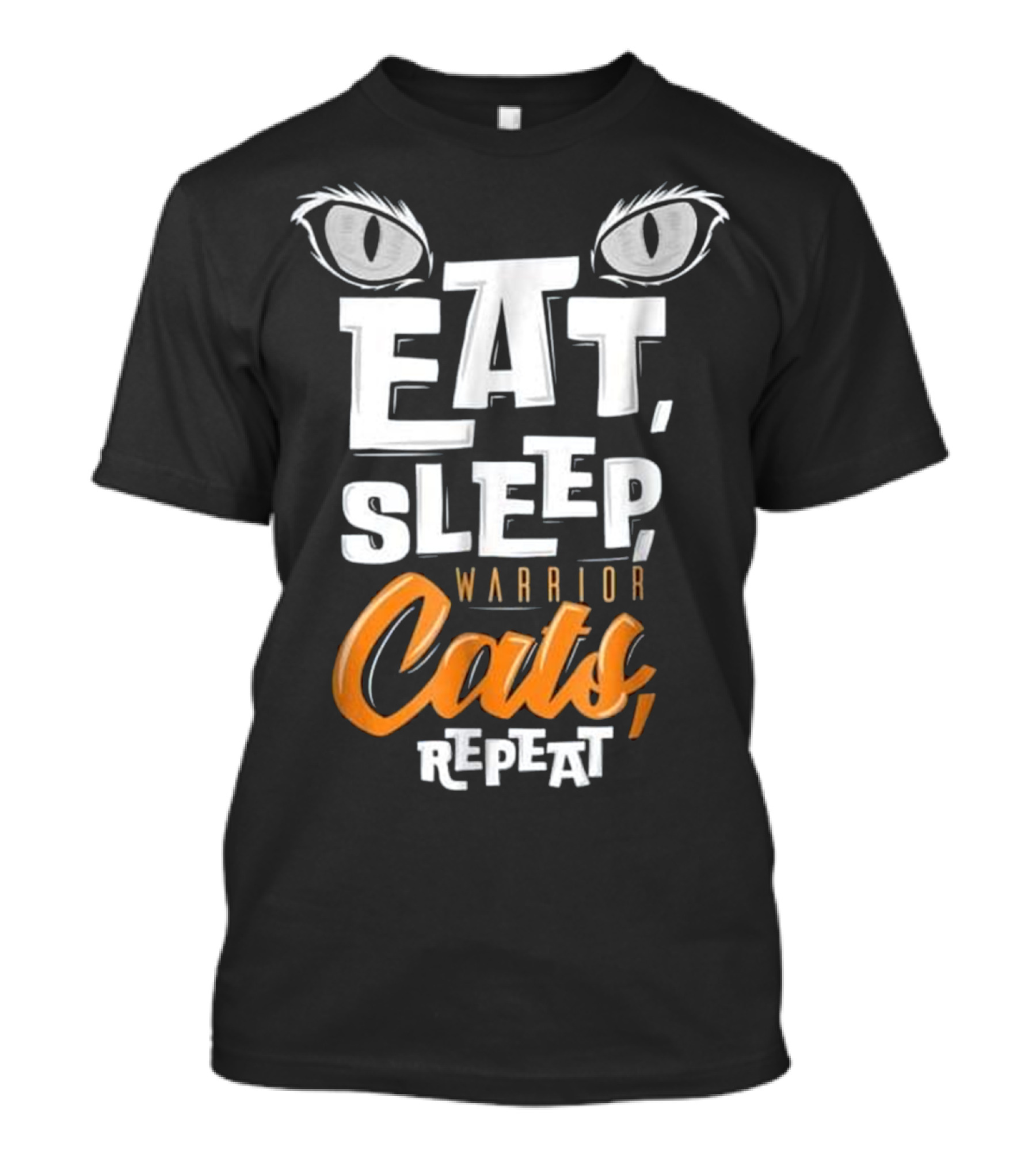 Eat Sleep Warrior Cats Repeat T-Shirt