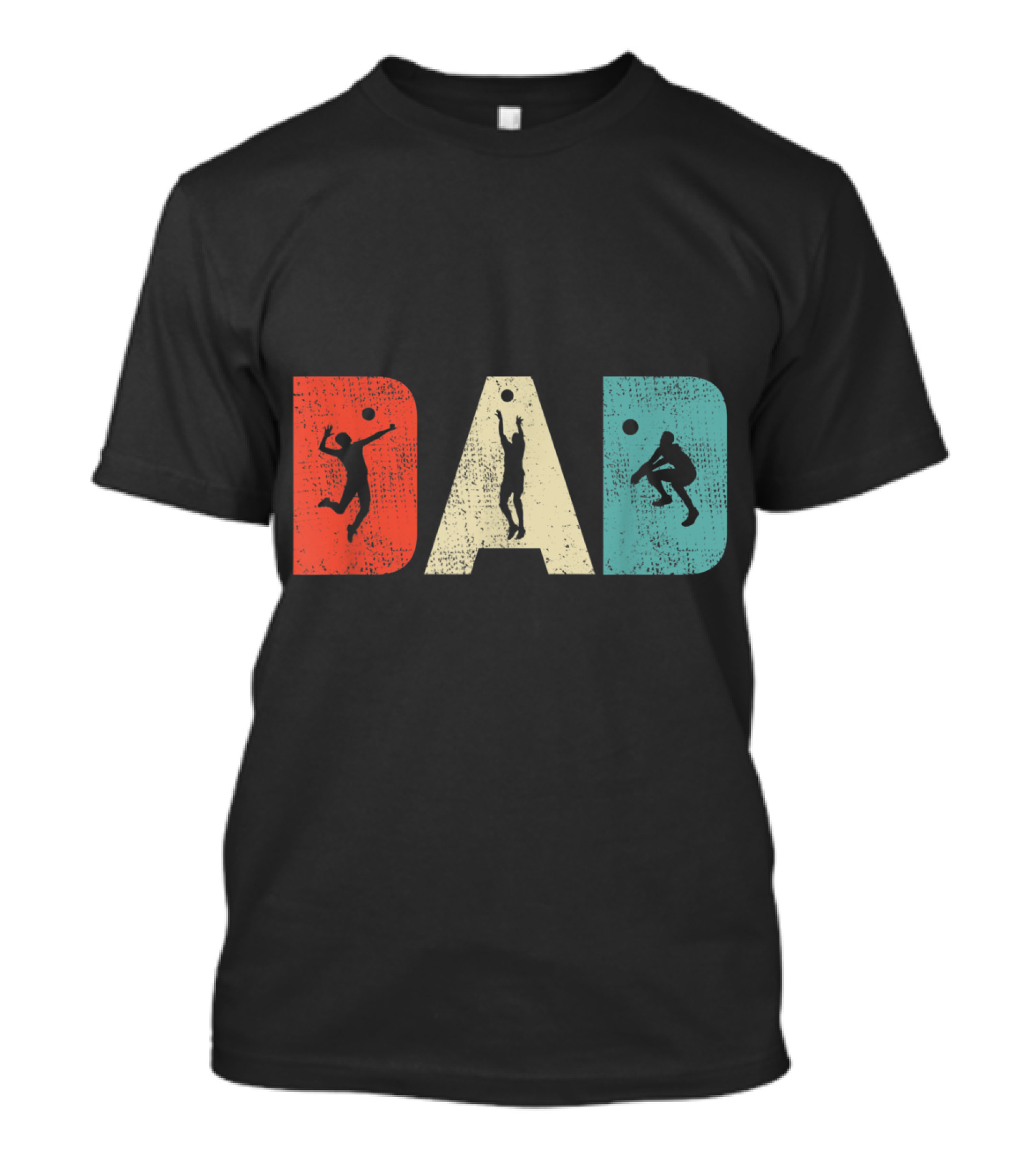 Vintage Volleyball Dad T-Shirt