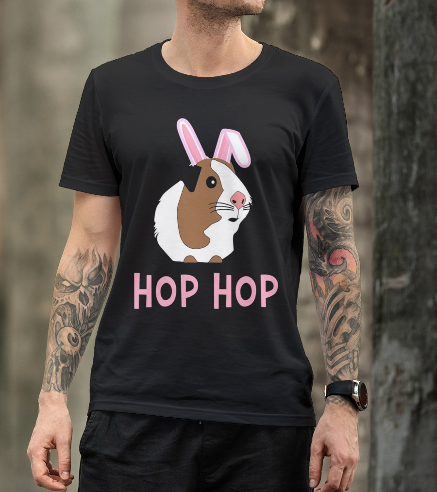 Funny Guinea Pig For Easter Hop Hop T-Shirt