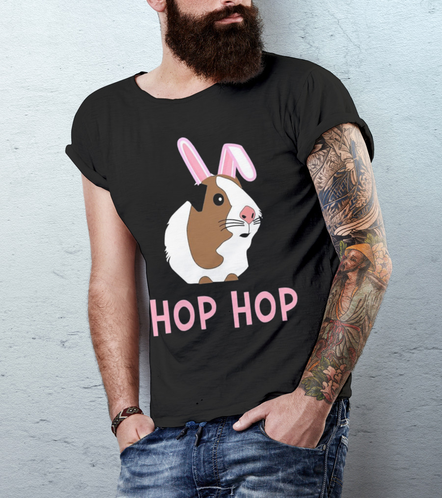 Funny Guinea Pig For Easter Hop Hop T-Shirt