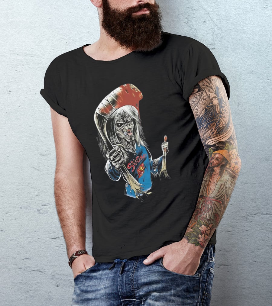 Suomi Ir 54 Hockey Zombie T-Shirt