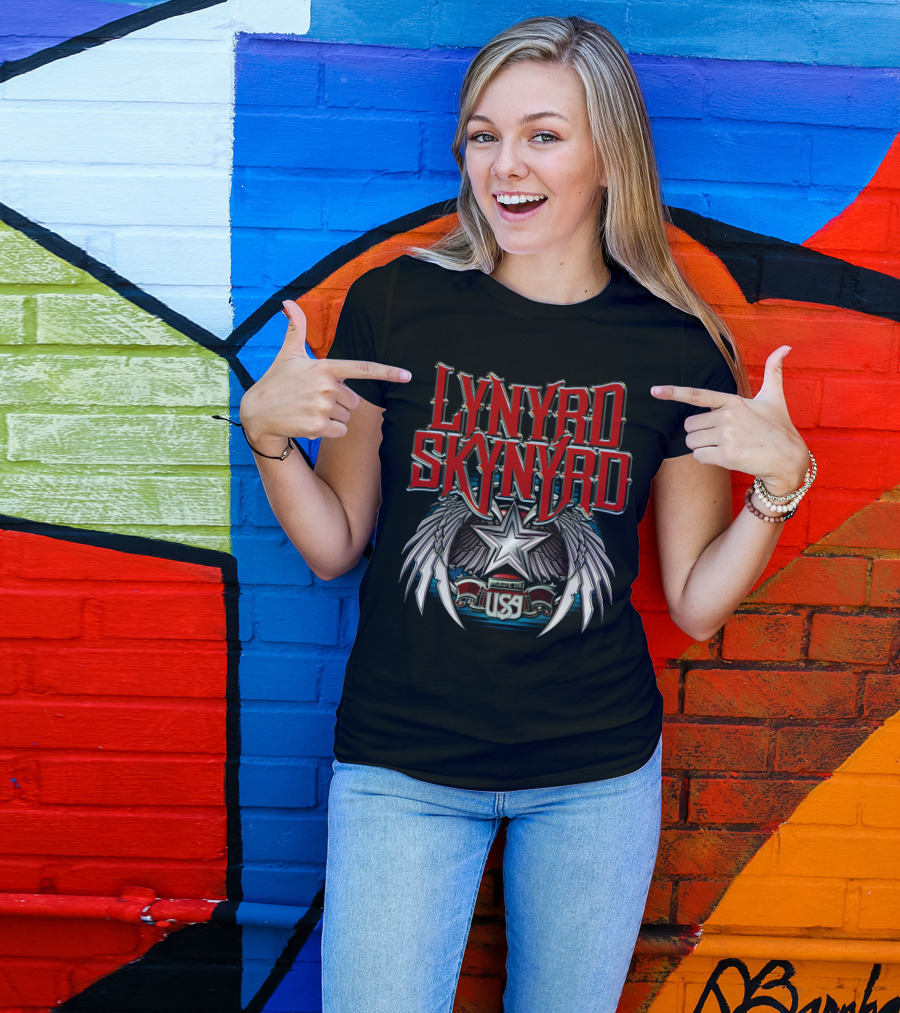 Lynyrd Skynyrd Made In Usa Star Wings T-Shirt