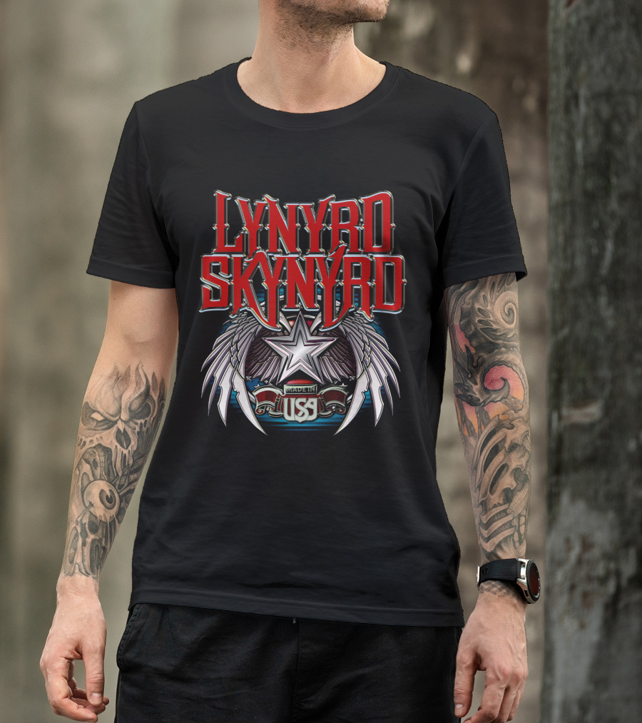 Lynyrd Skynyrd Made In Usa Star Wings T-Shirt