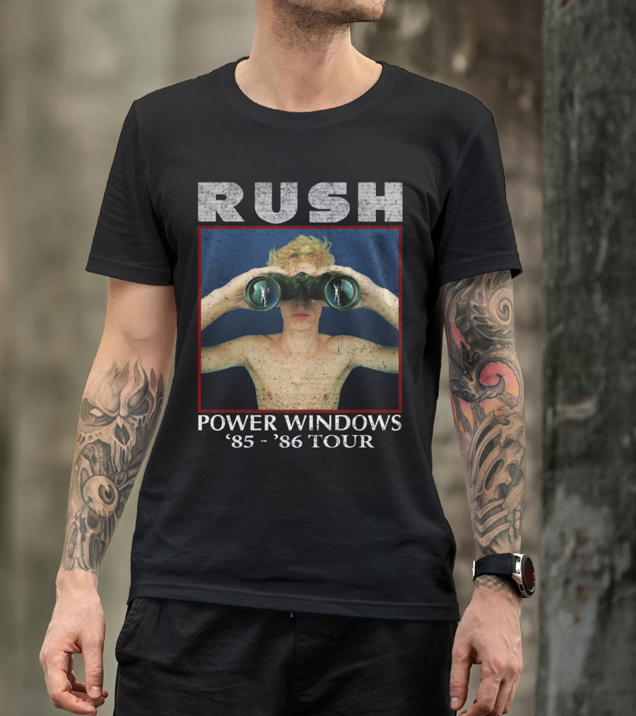 Rush Power Windows '85-'86 Tour Binocular T-Shirt