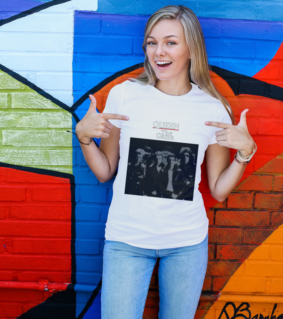 Queen The Game Band Photo Vintage Album Cover T-Shirt