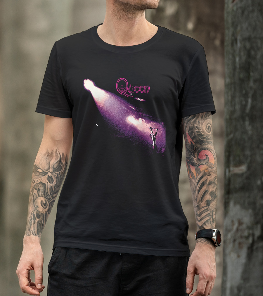 Queen Band Concert Stage Spotlight Freddy Mercury Iconic Performance T-Shirt