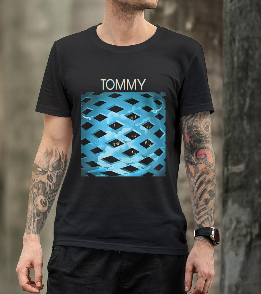 Tommy The Who Rock Opera Album Art Clouds And Sky T-Shirt
