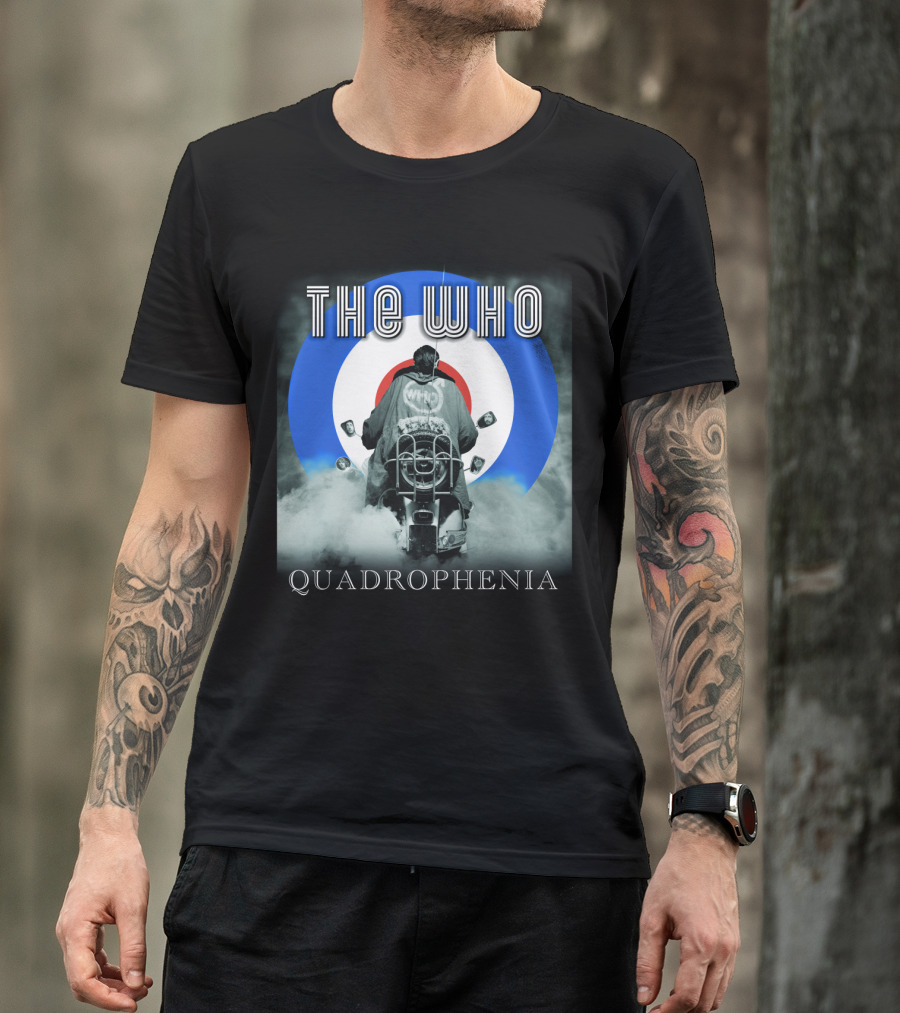 The Who Quadrophenia Mod Target Scooter T-Shirt