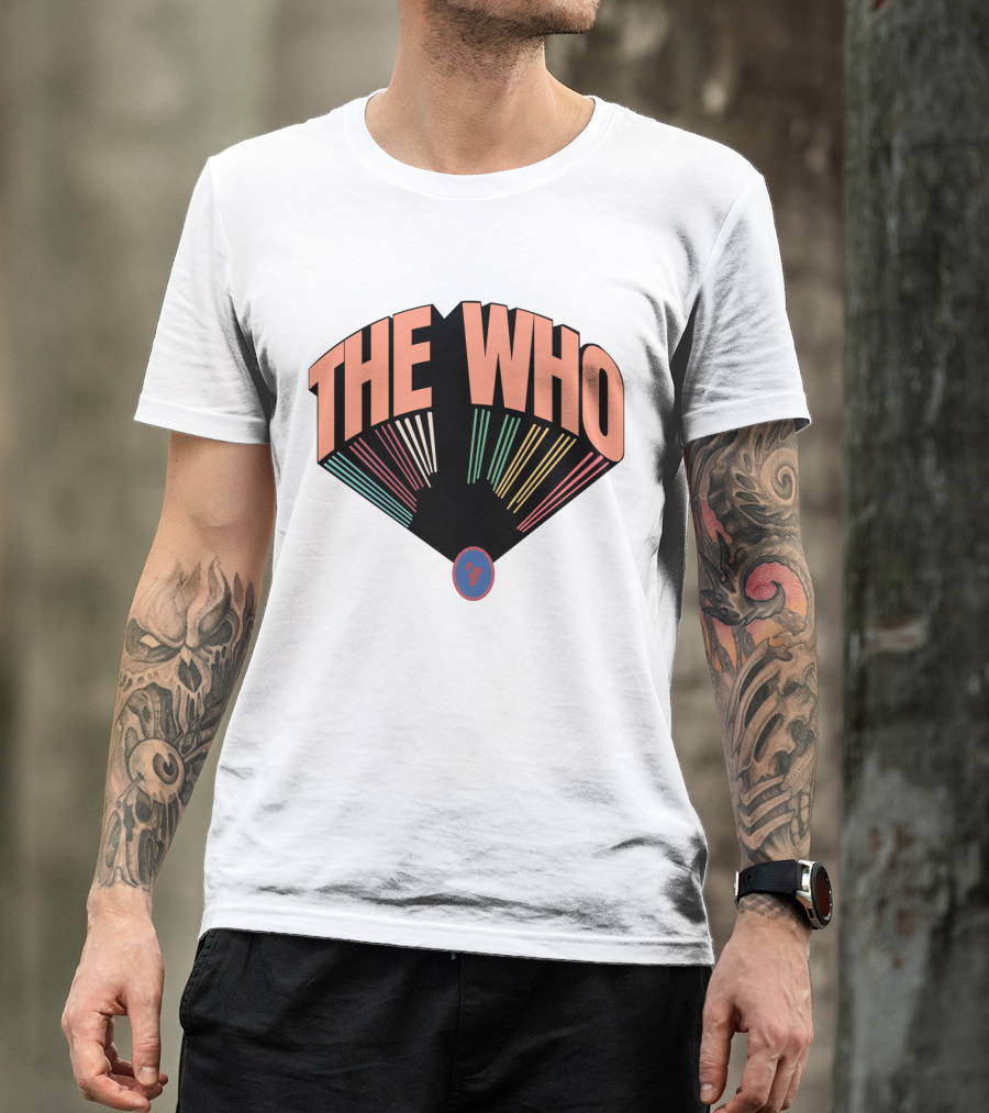 The Who 7 Fan-Shaped Retro T-Shirt