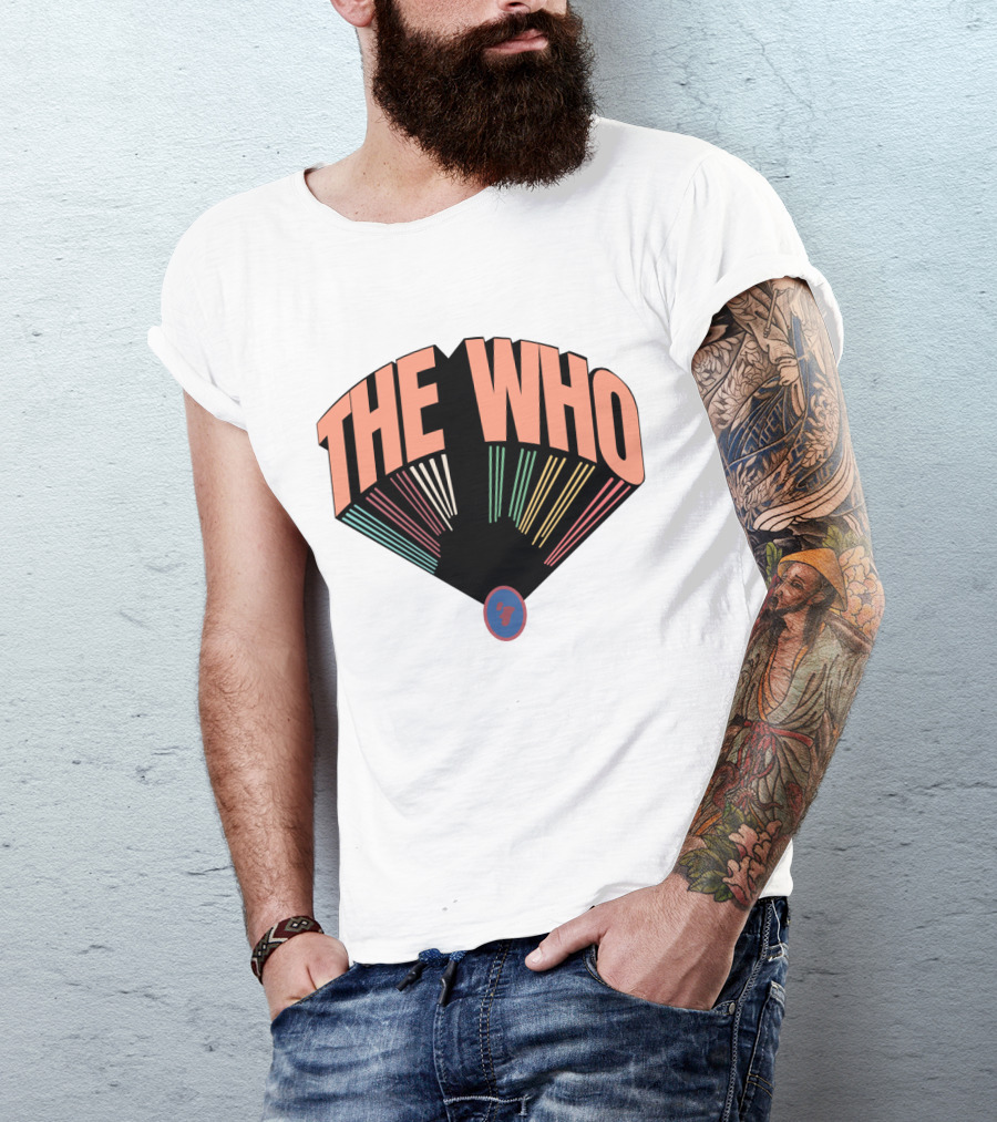 The Who 7 Fan-Shaped Retro T-Shirt