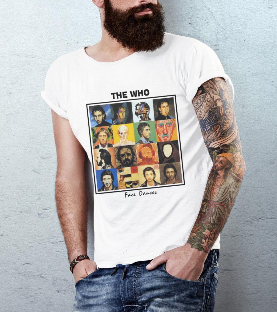 The Who Face Dancers Album Cover T-Shirt