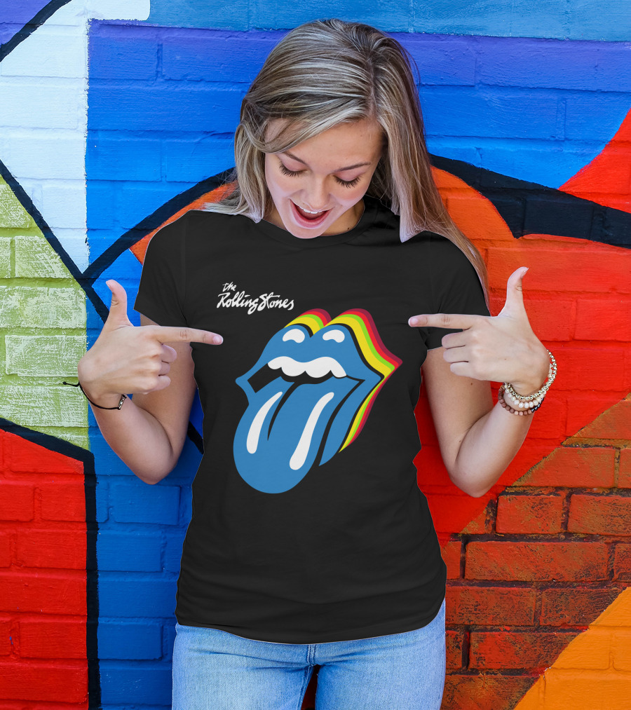 The Rolling Stones Rainbow Tongue T-Shirt