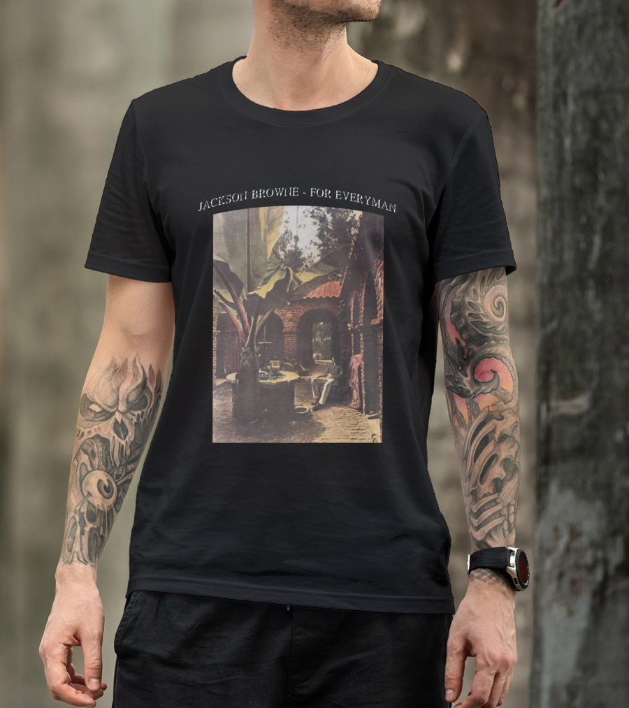 Jackson Browne For Everyman Courtyard Scene T-Shirt