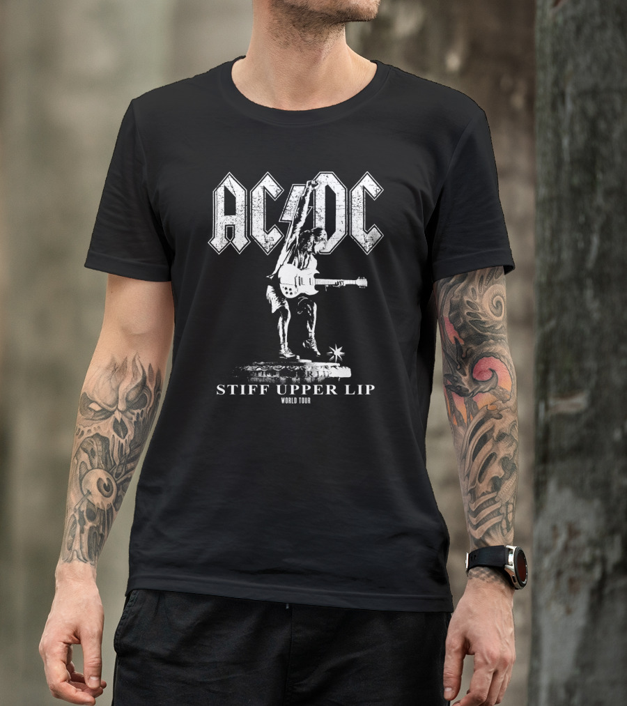Ac/Dc Stiff Upper Lip World Tour T-Shirt