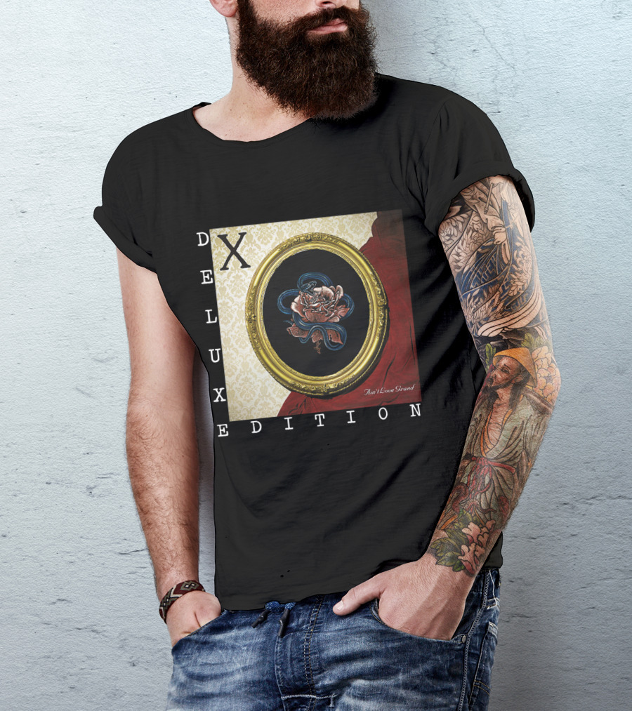 X Deluxe Edition Ain't Love Grand Rose Snake Frame T-Shirt