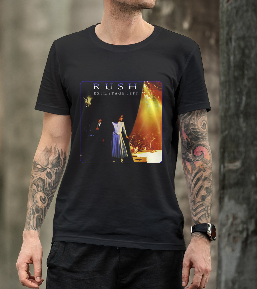Rush Exit...stage Left Album Cover T-Shirt