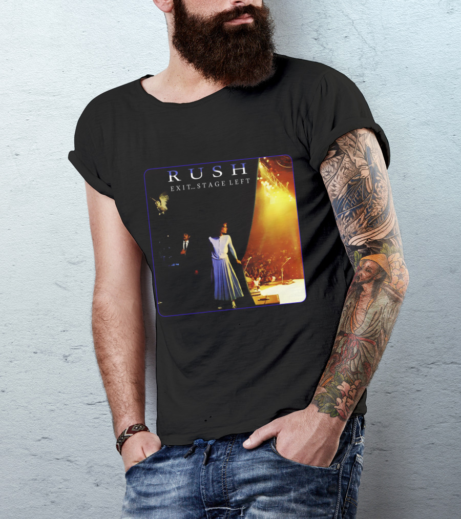 Rush Exit...stage Left Album Cover T-Shirt