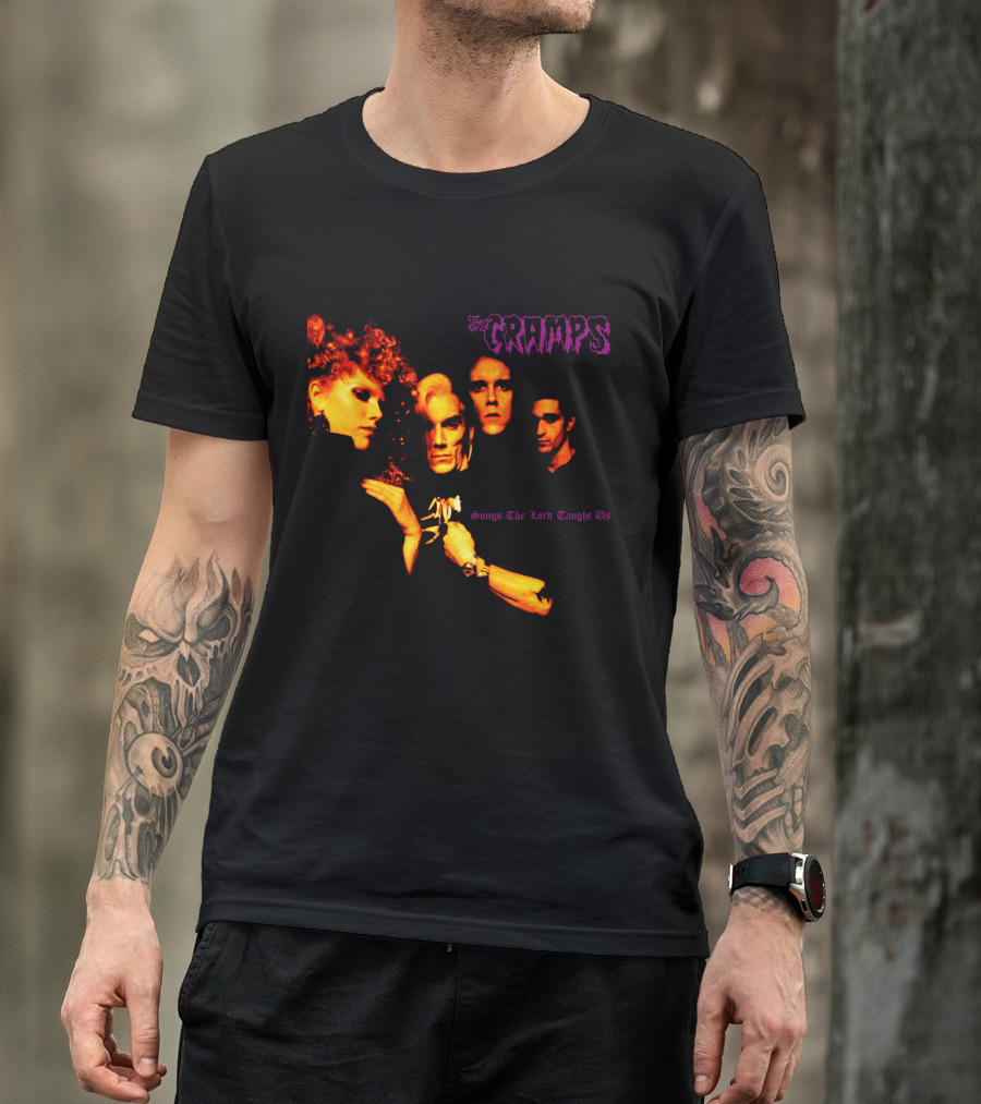 The Cramps Songs The Lord Taught Us Album Cover Tcr T-Shirt